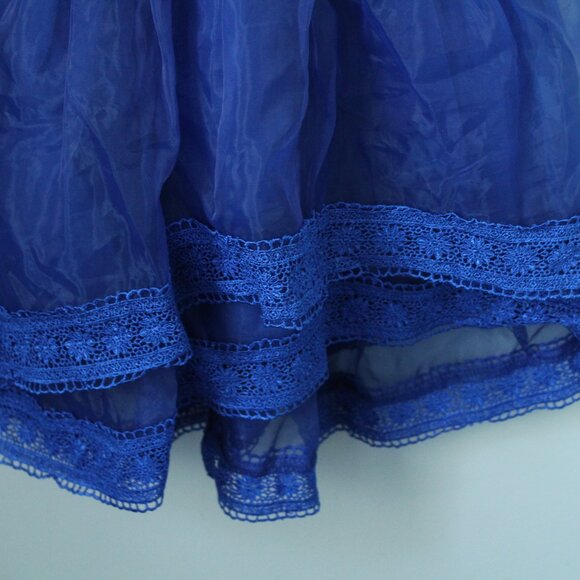 Trish Scully Size 8 Delphine Royal Blue Dress - Picture 4 of 5